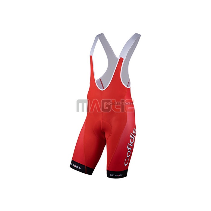 Maglia Cofidis Manica Corta 2021 Rosso Bianco